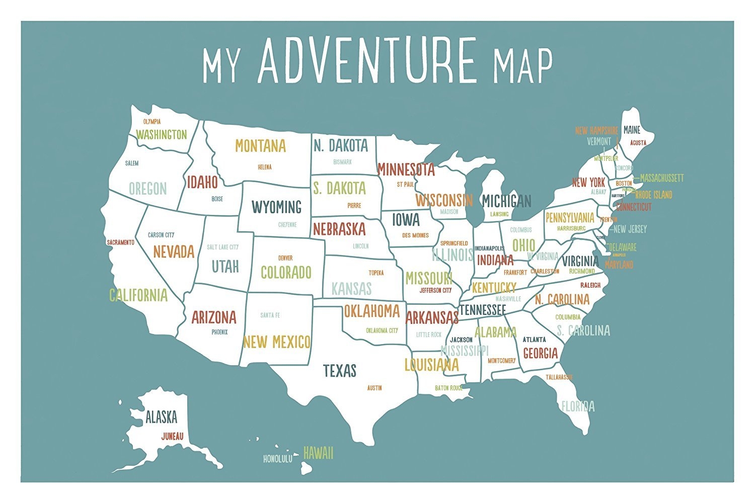 Amazon USA Adventure Wall Map Art Print 11x14 Inch Print Blue Kid s USA Wall Map Children s Room Decor Gender Neutral Nursery Travel Nursery Decor United States Of America Map Posters Prints Amazon USA Adventure Wall Map Art Print 11x14 Inch Print Blue Kid s USA Wall Map Children s Room Decor Gender Neutral Nursery Travel Nursery Decor United States Of America Map Posters Prints