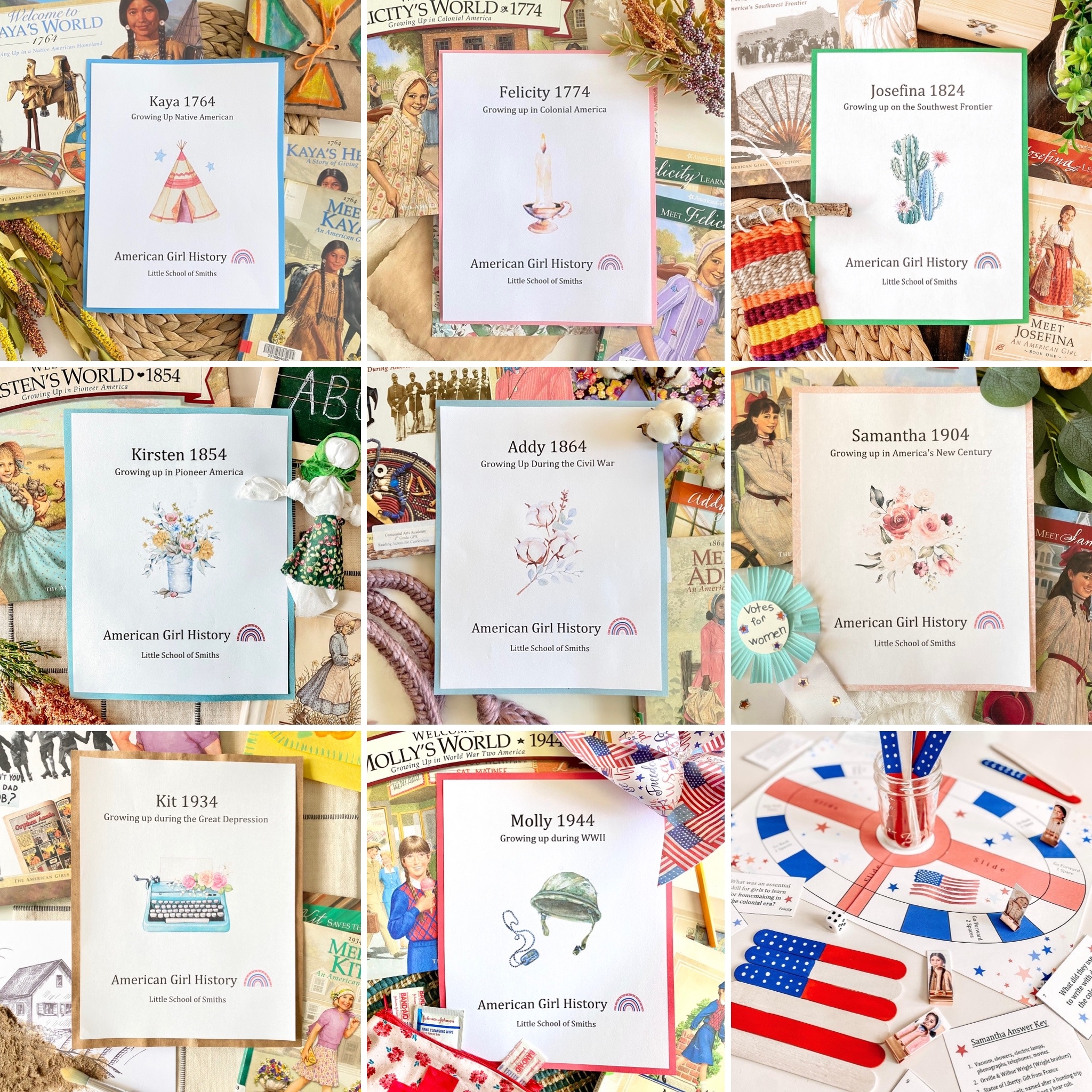 American Girl History BUNDLE Little School Of Smiths
