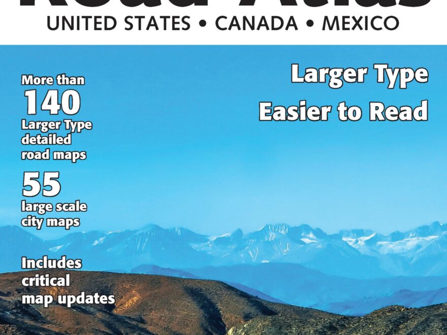 American Highway Large Print Road Atlas Mapping Specialists Limited