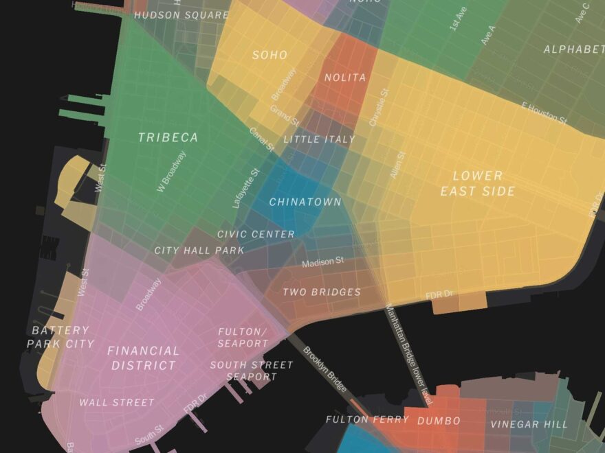 An Extremely Detailed Map Of New York City Neighborhoods The New York Times
