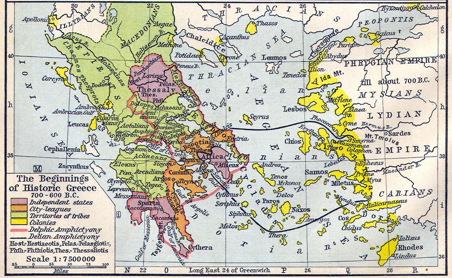 Printable Map Ancient Greece Printable Map Ancient Greece