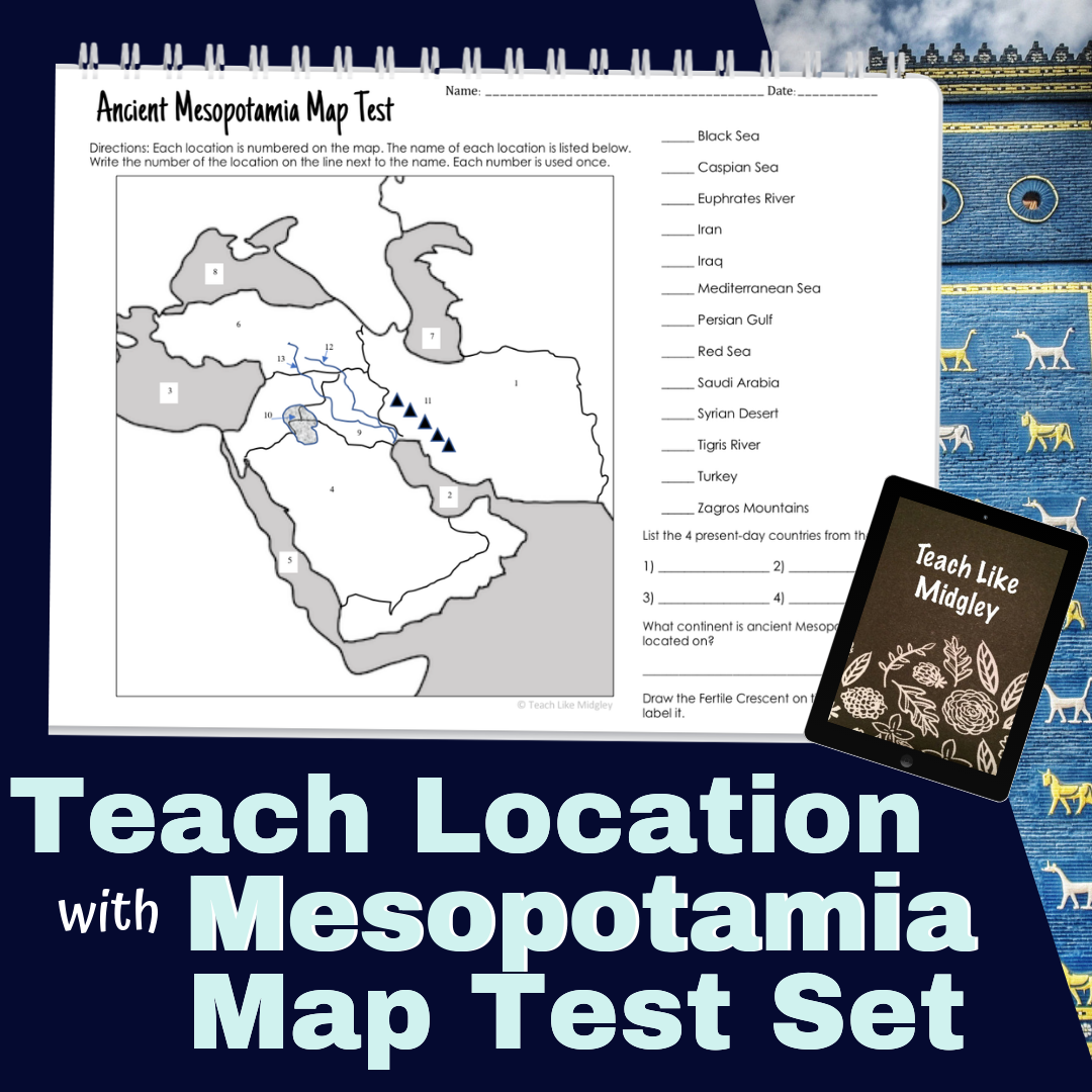 Printable Mesopotamia Map For Labling Printable