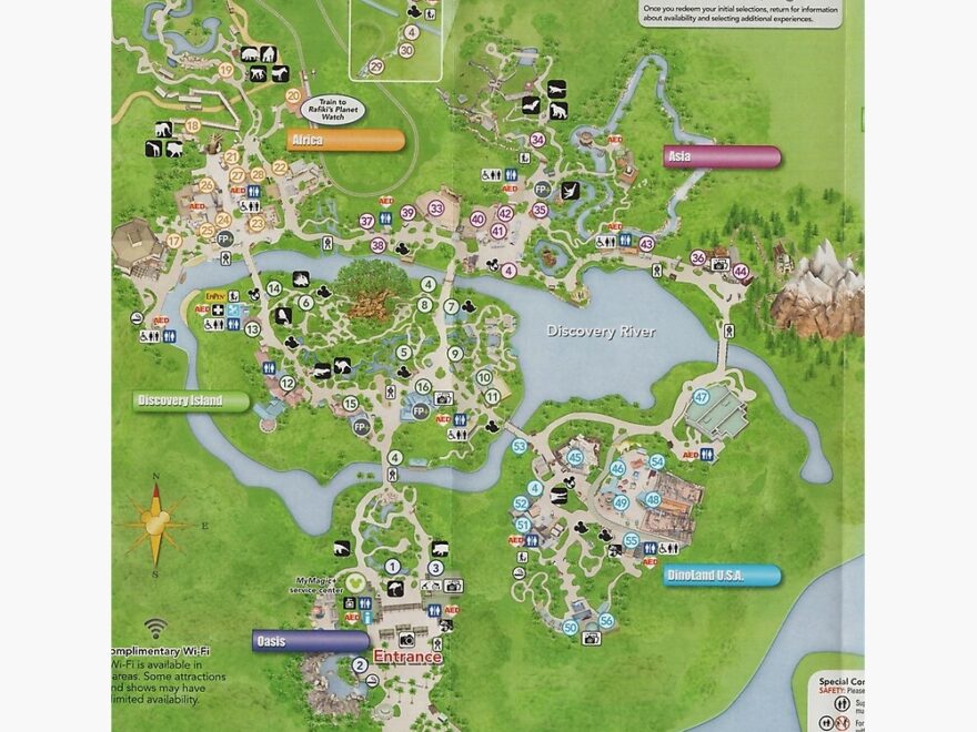 Animal Kingdom Map Poster For Sale By Still burning Redbubble