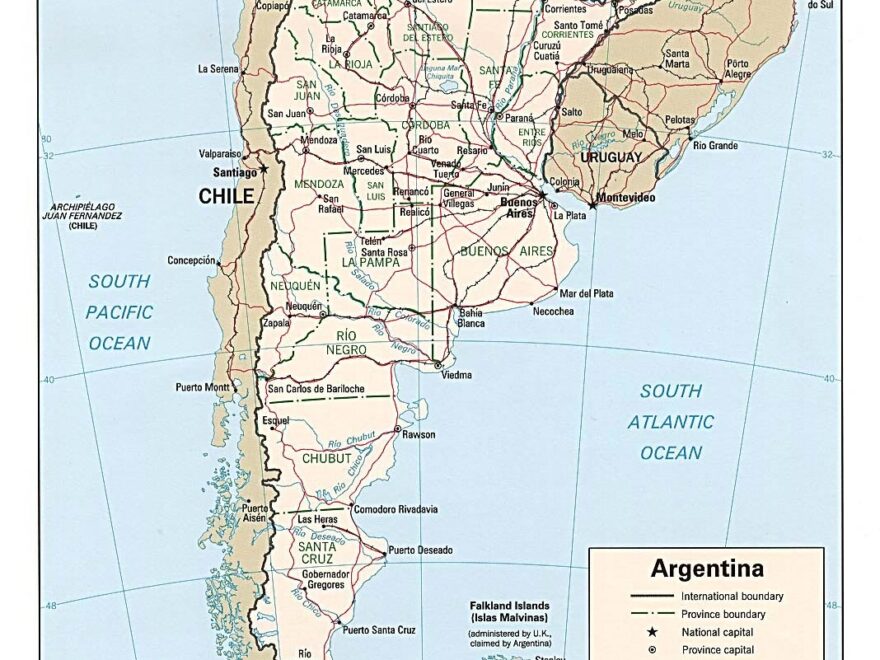 Argentina Maps Printable Maps Of Argentina For Download