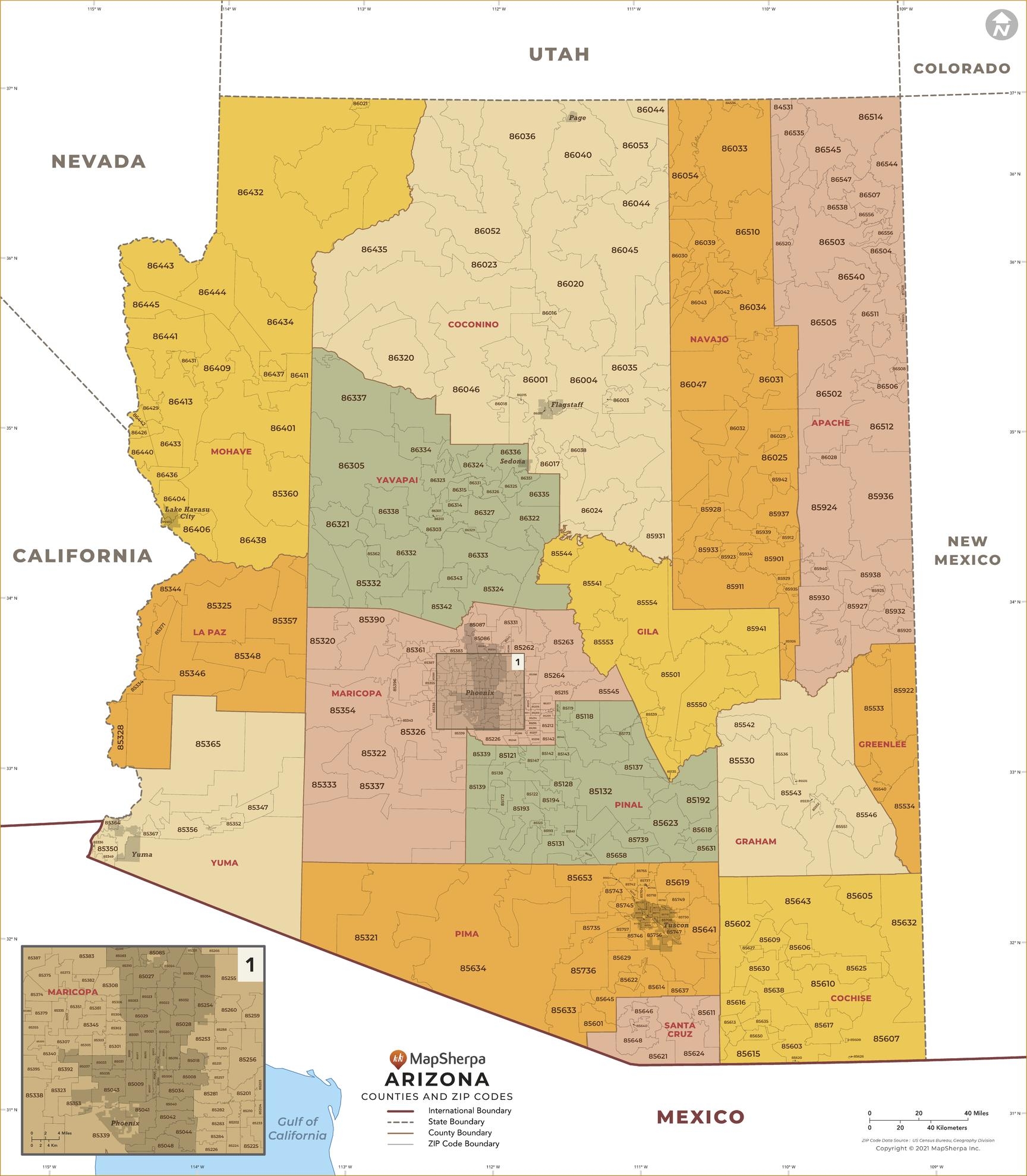Printable Map Of Az Printable Map Of Az