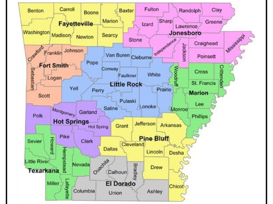 Arkansas County Map Map Of AR Counties And Cities