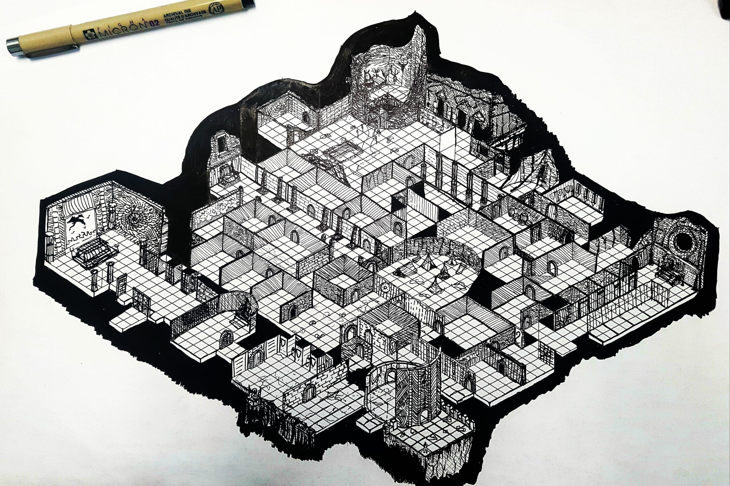 Sunless Citadel 5e Printable Map
