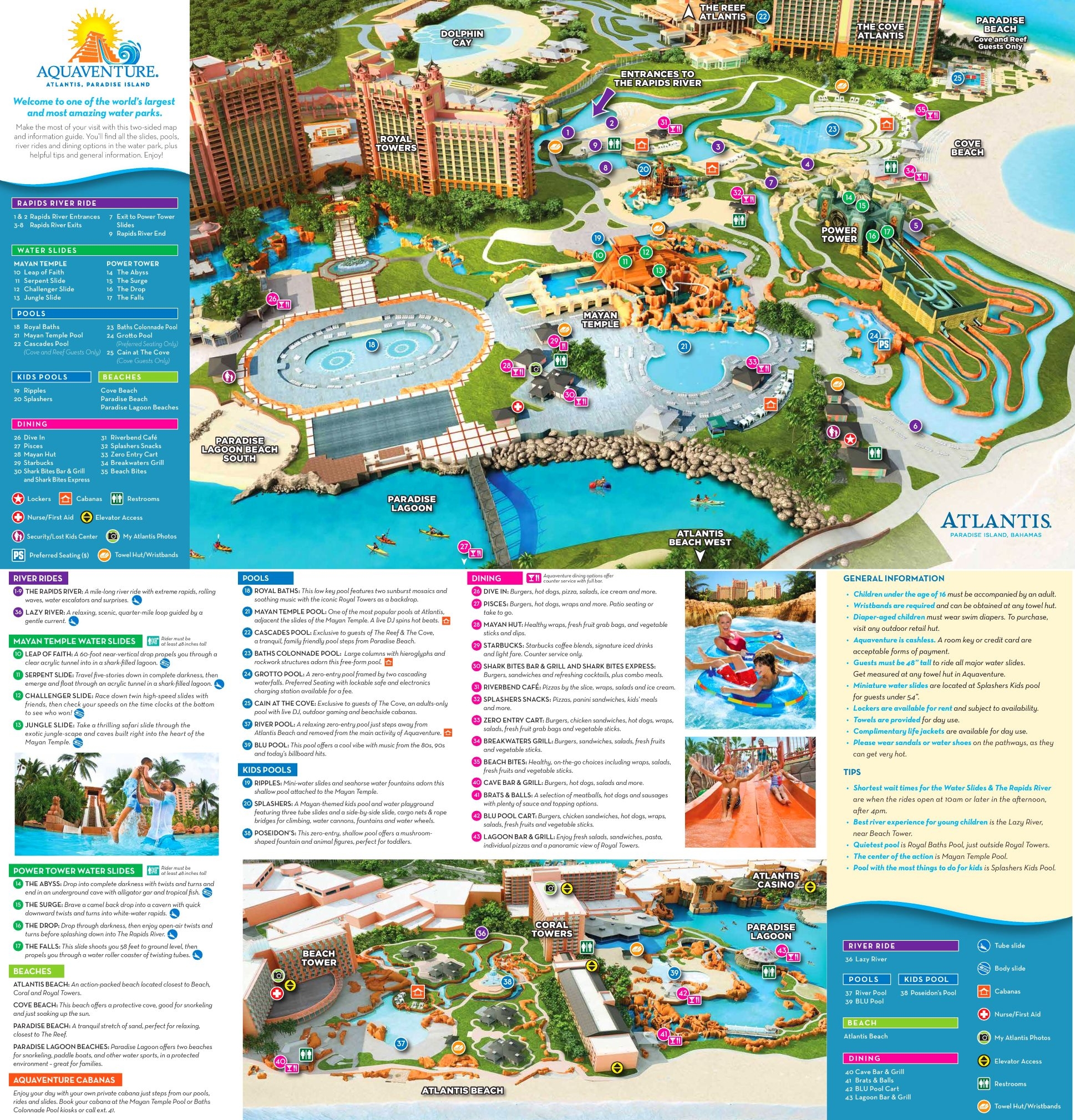 Atlantis Bahamas Map Printable