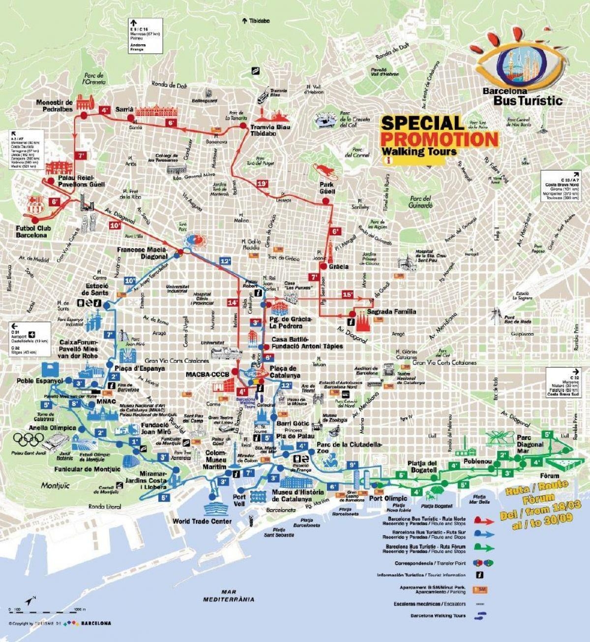 Barcelona Street Map Printable
