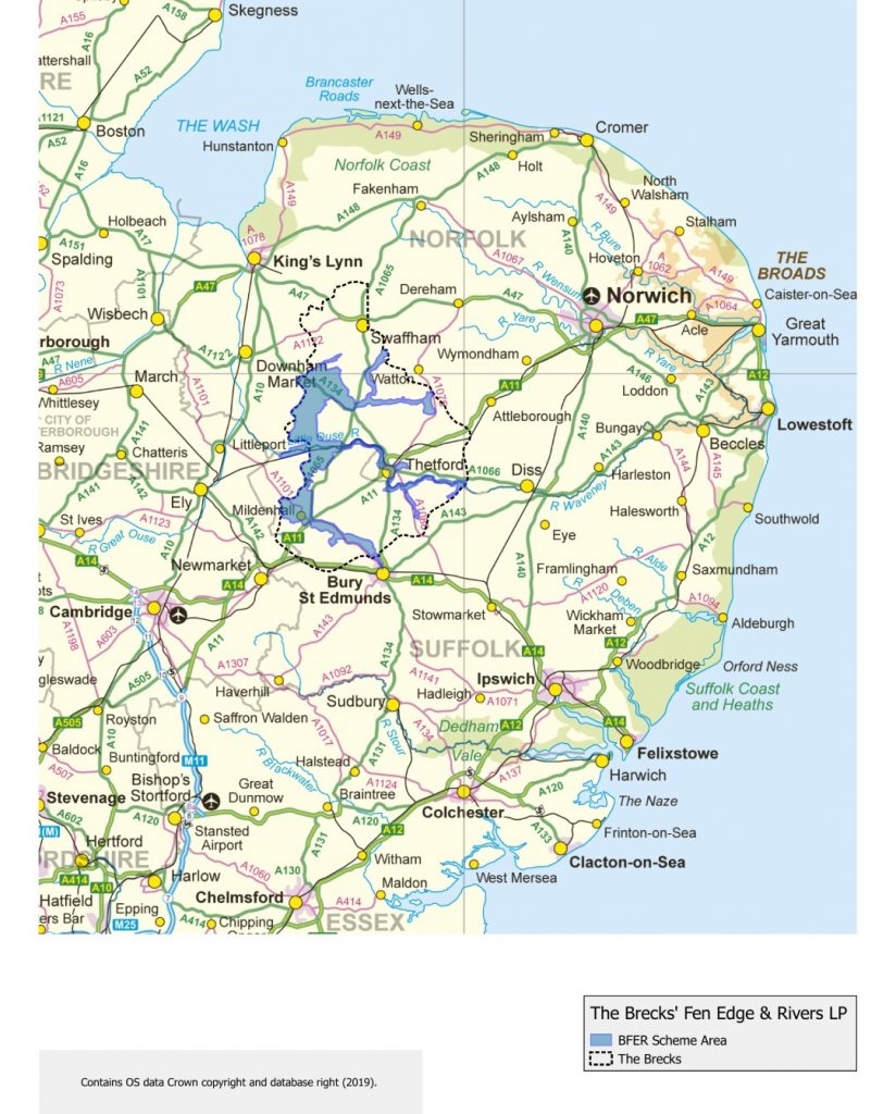 Printable Map Of Suffolk