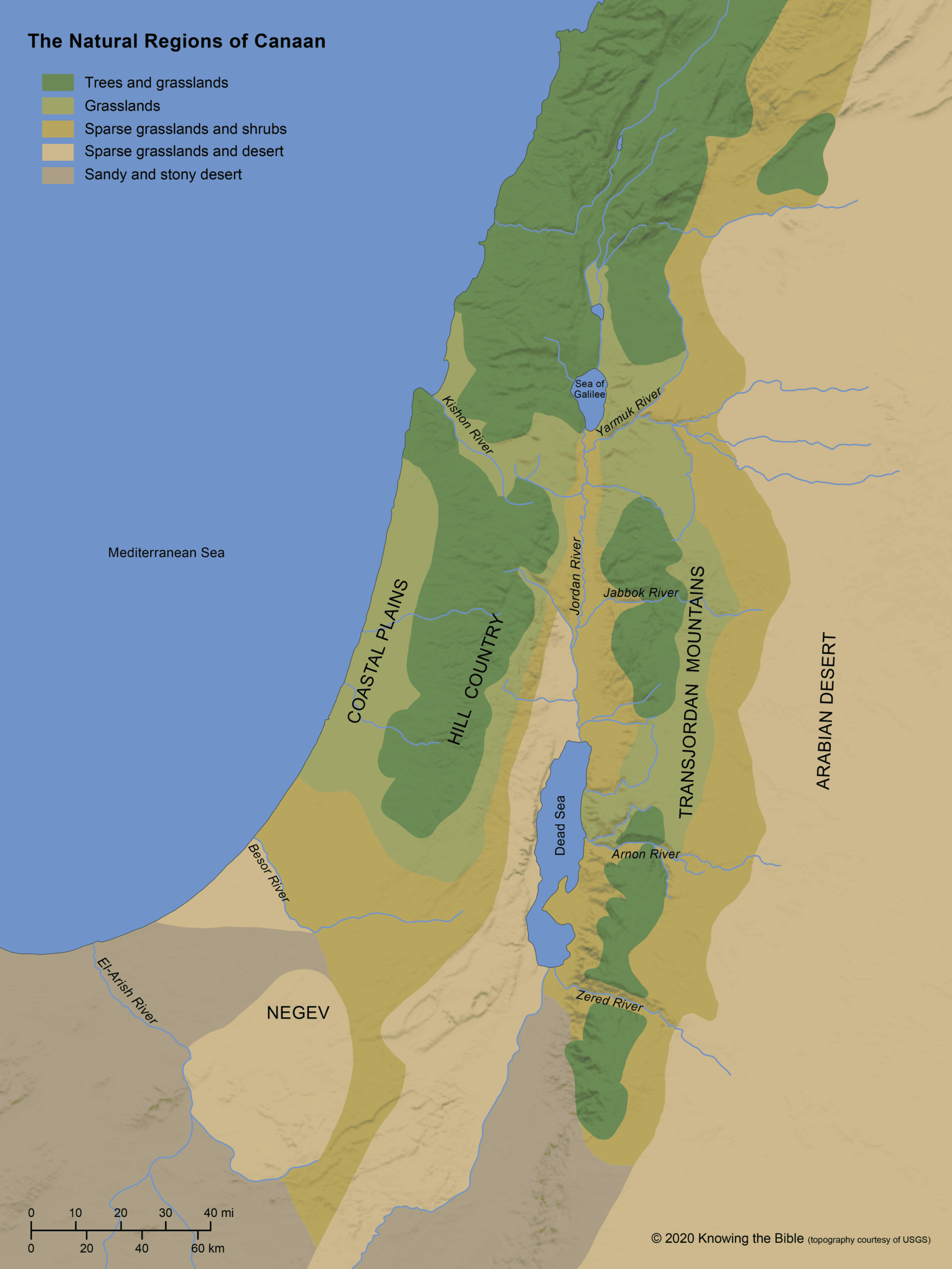 Printable Bible Maps Free