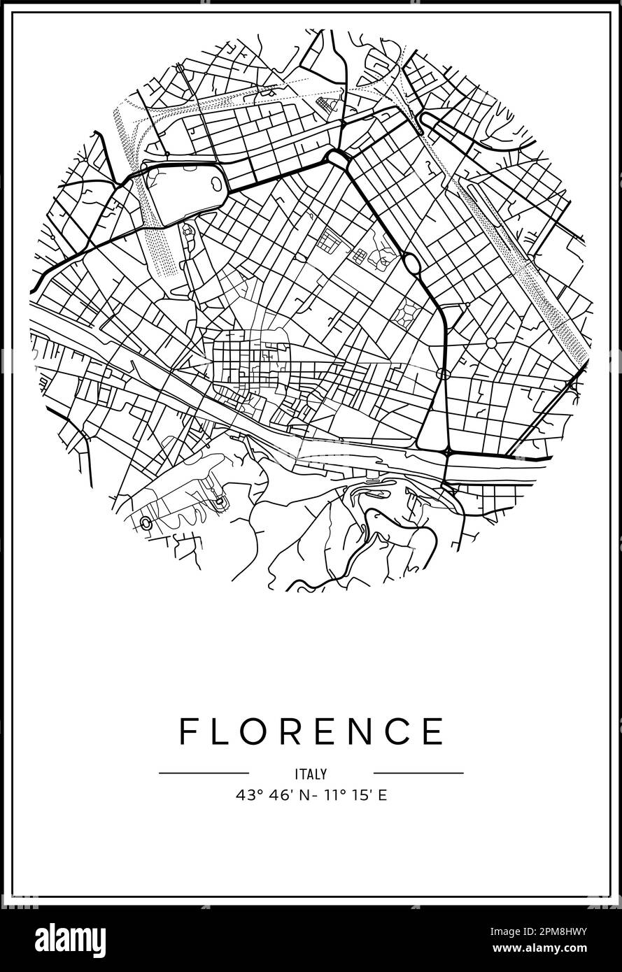 Printable Map Of Florence Italy