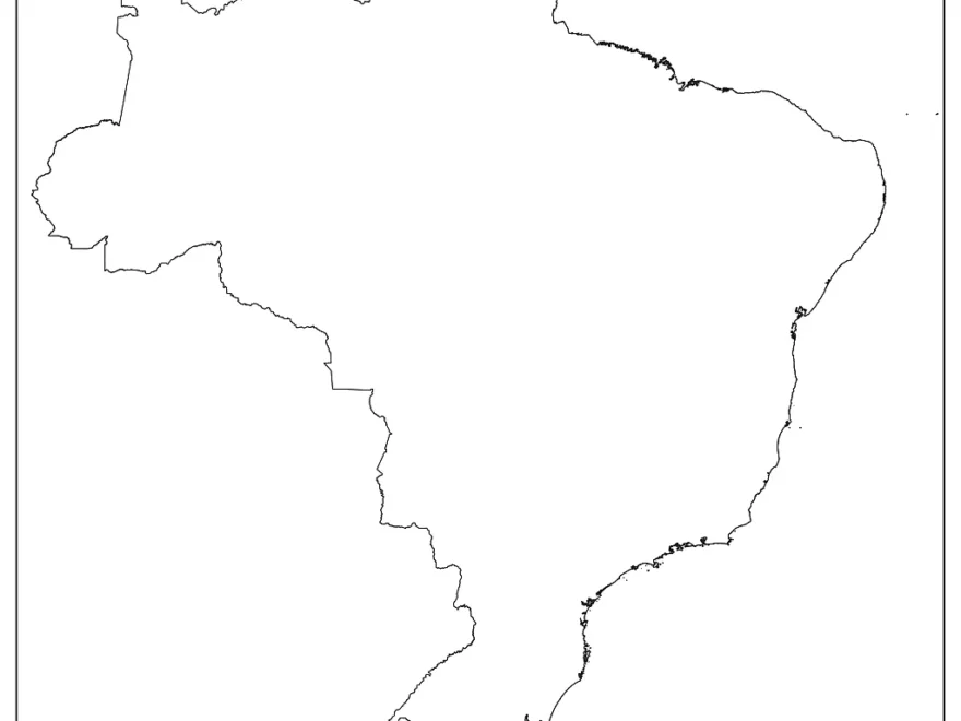 Blank Map Of Brazil Outline Map Of Brazil PDF