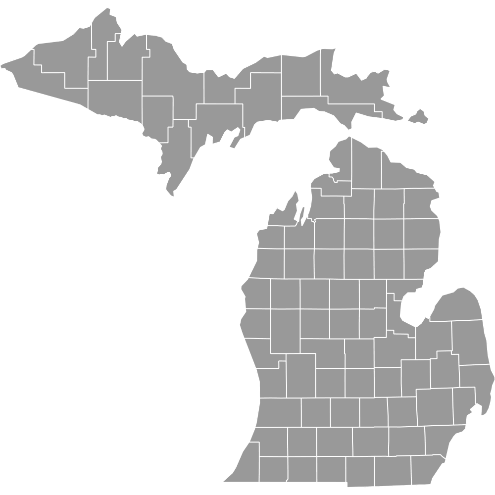 Blank Map Of Michigan Counties Ultimaps Blank Map Of Michigan Counties Ultimaps
