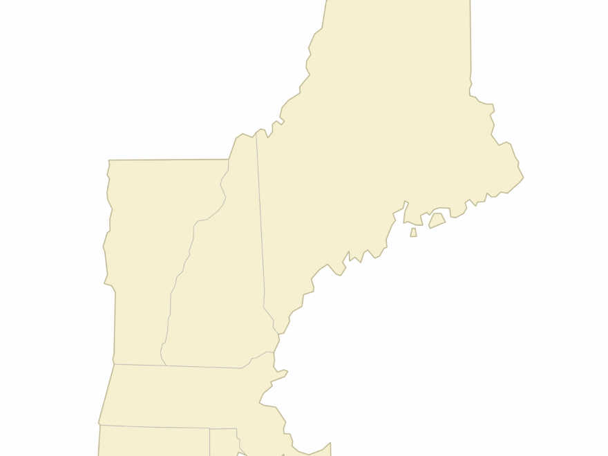 Blank Map Of New England States Ultimaps