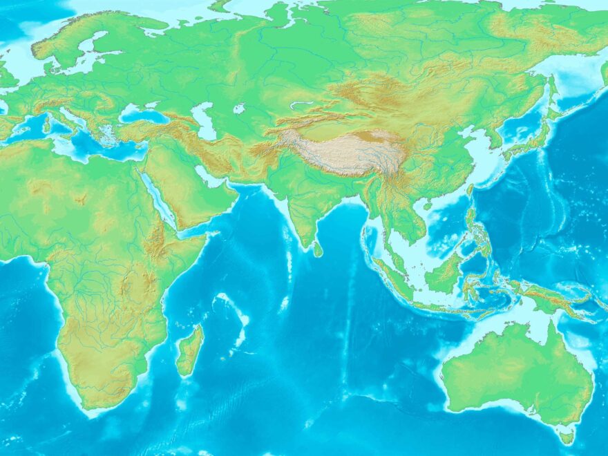 Blank Map Of The Eastern Hemisphere