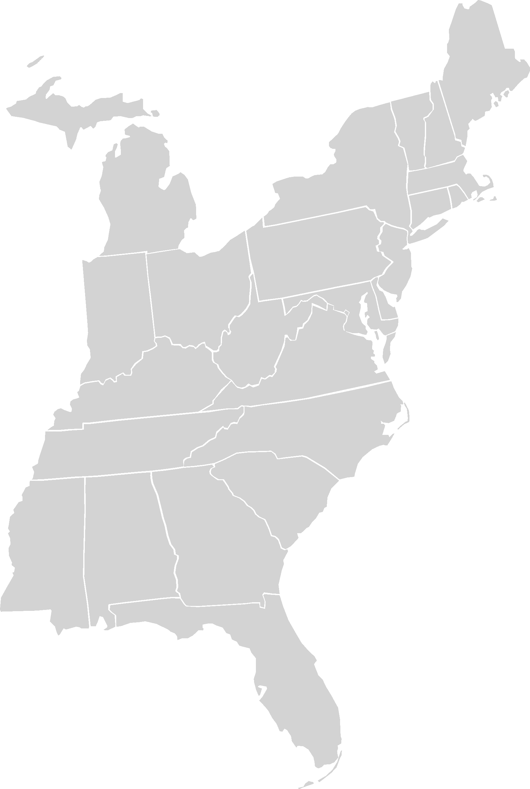 Blank Map Of United States State Boundaries Outline Map Cartography Tool USA Geography PNG