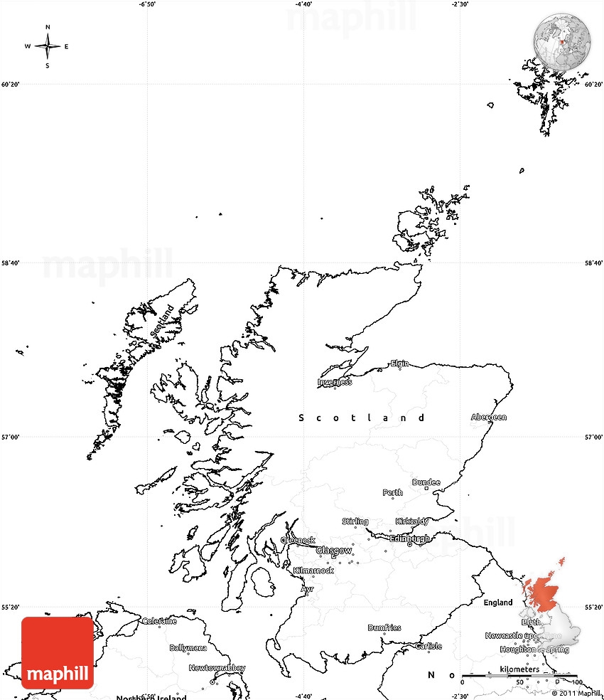 Scottland City Map Image Free Printable Map