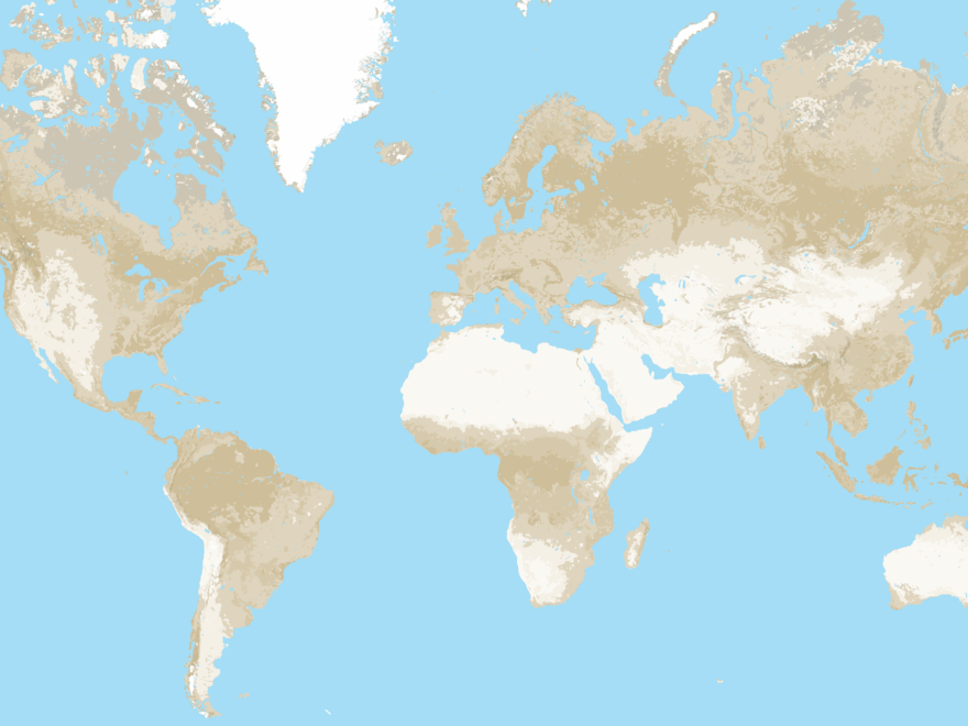 Blank World Map Printable Outline Map