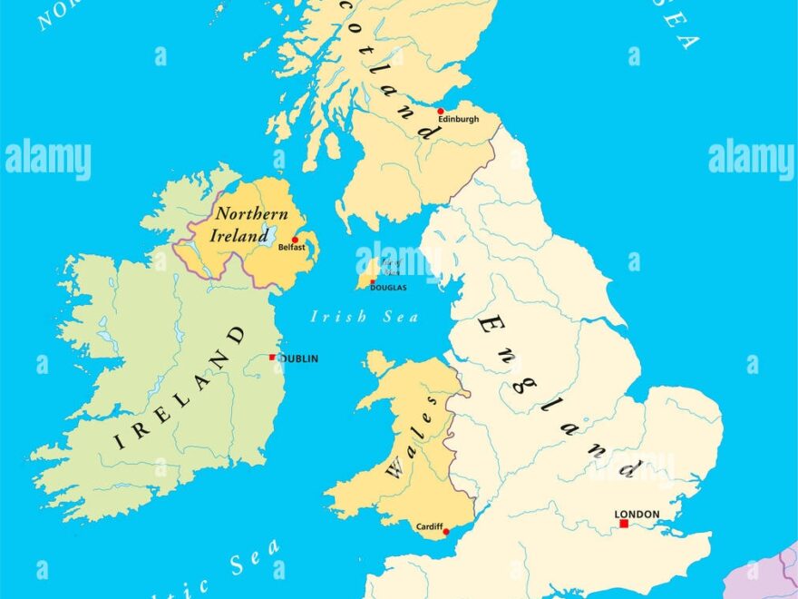 British Isles Map Hi res Stock Photography And Images Alamy