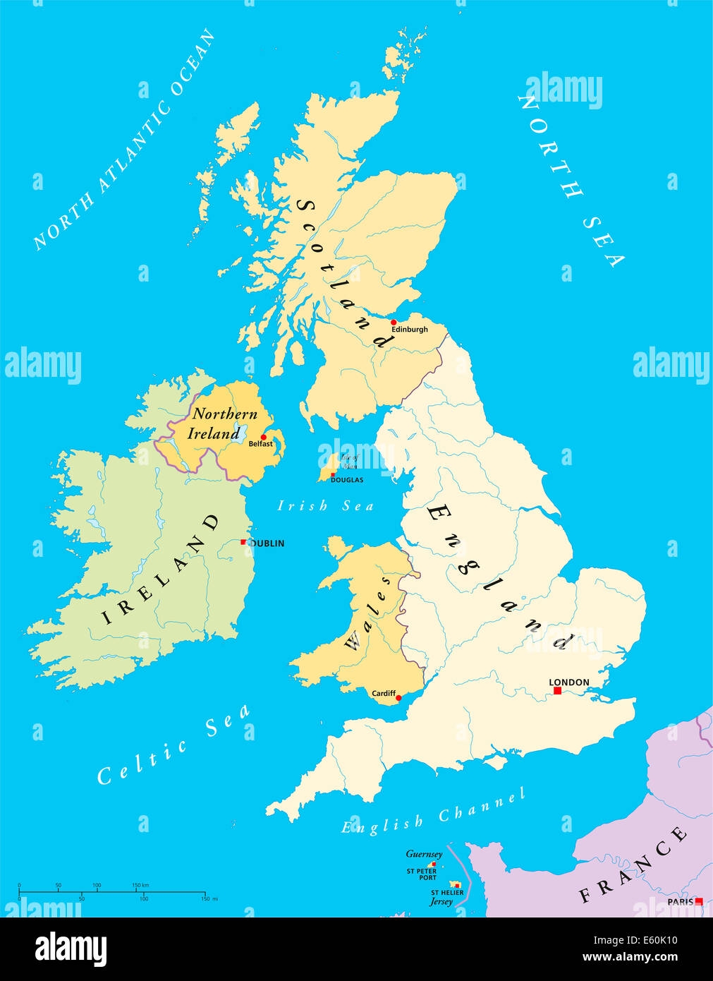 British Isles Map Hi res Stock Photography And Images Alamy