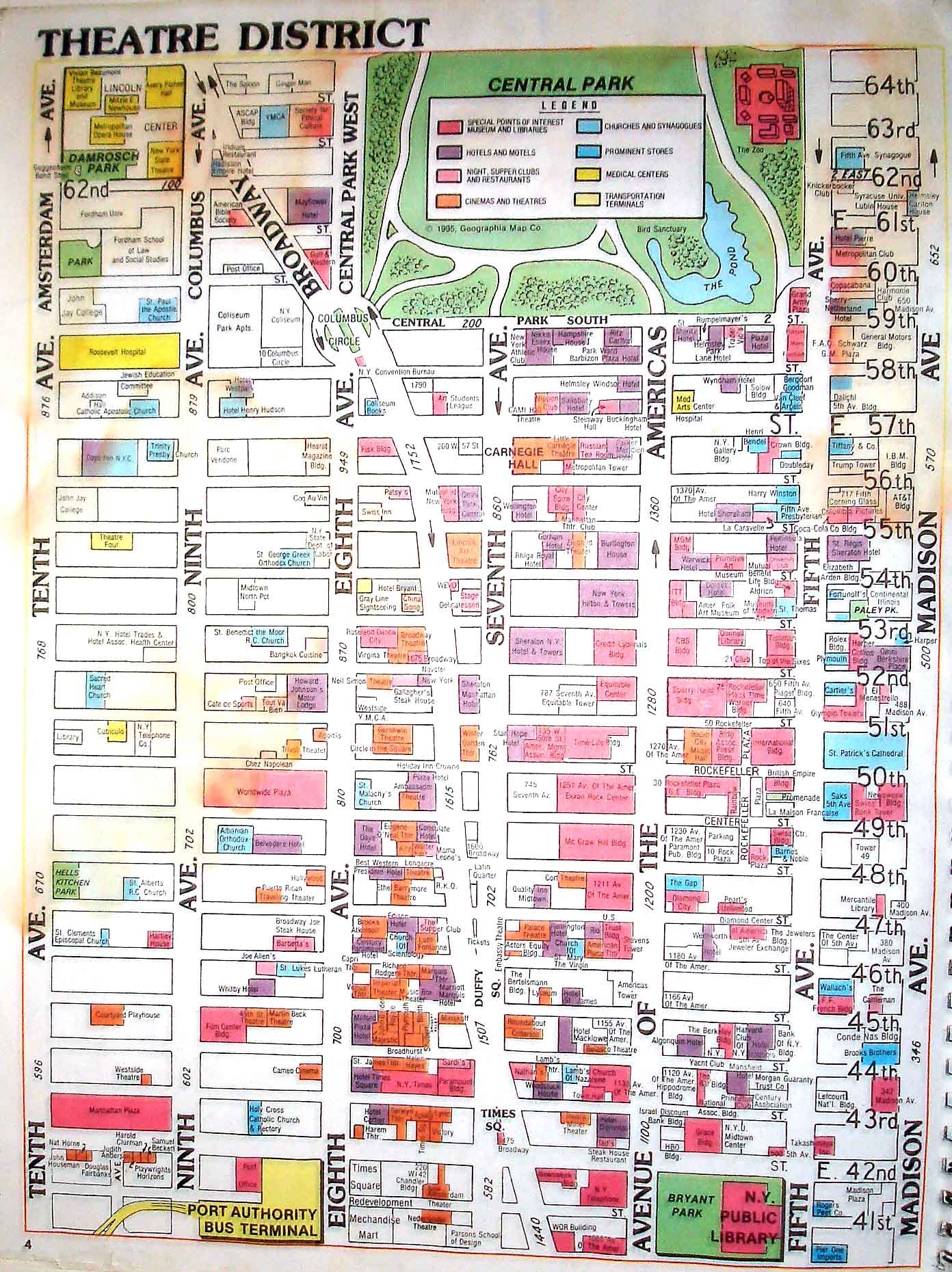 Printable Map Of Times Square