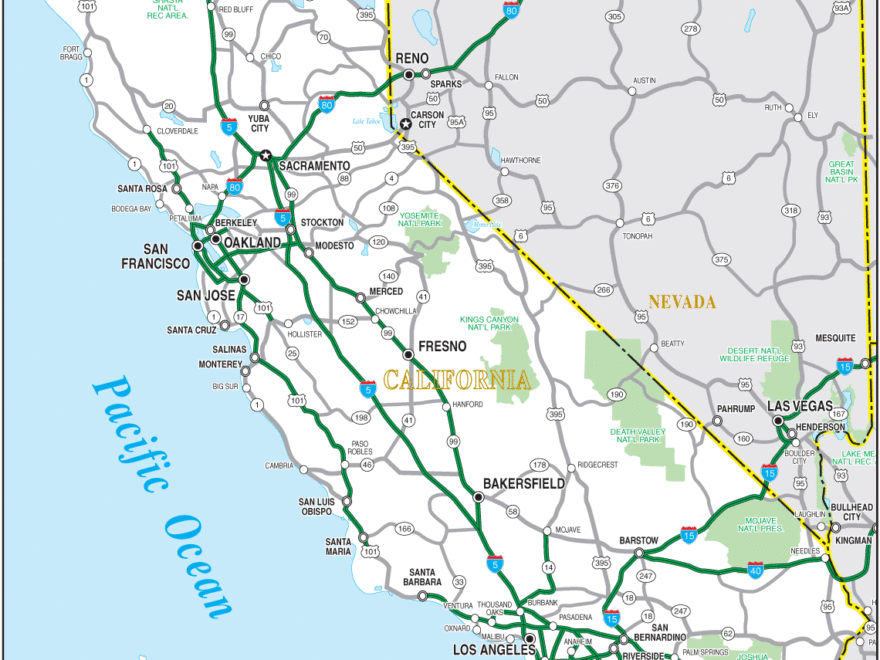 California Road Map
