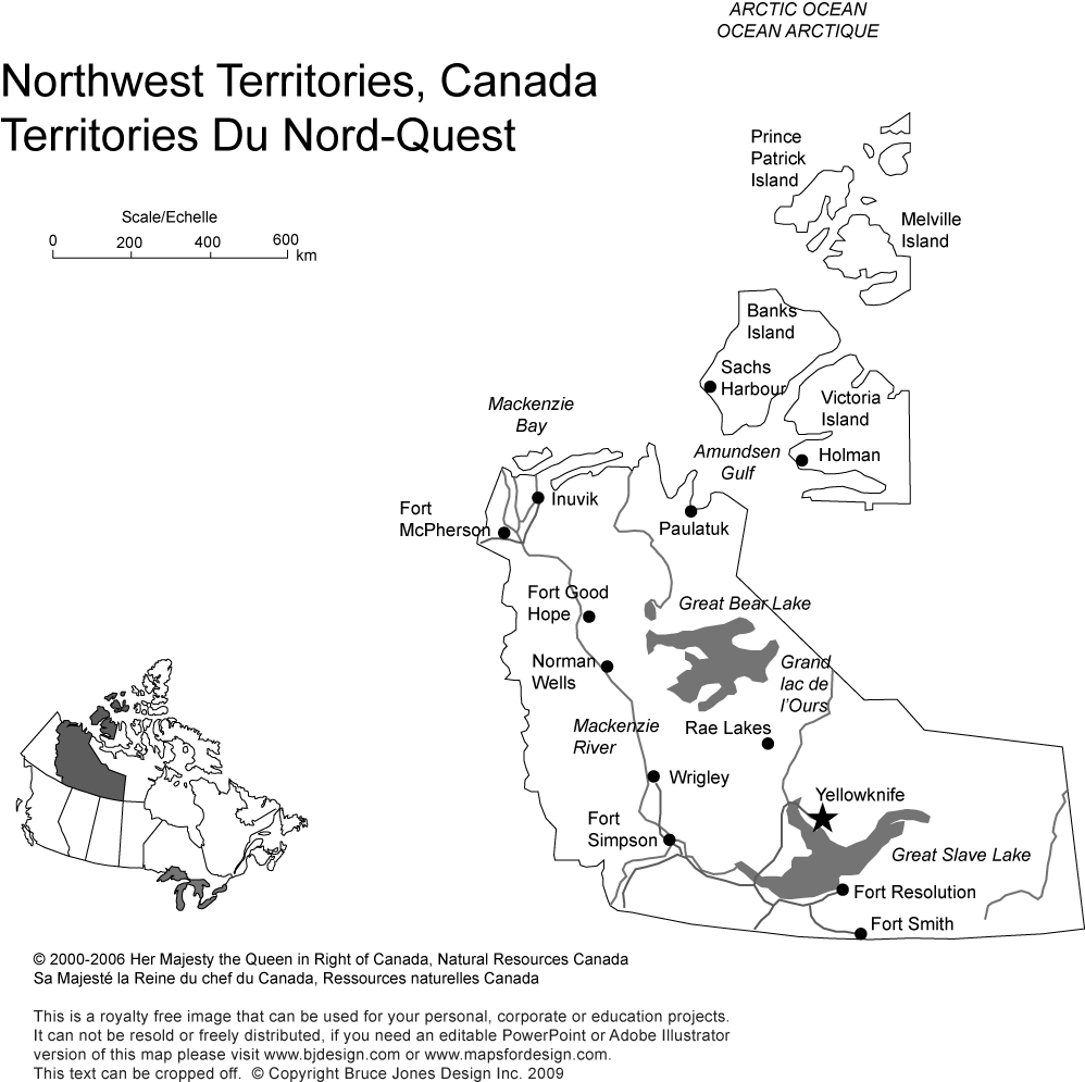 Canada Provinces And Territories Printable Maps FreeUSandWorldMaps