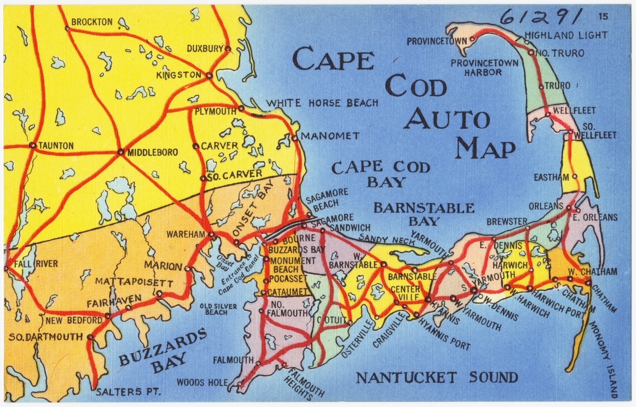 Cape Cod Auto Map Digital Commonwealth Cape Cod Auto Map Digital Commonwealth