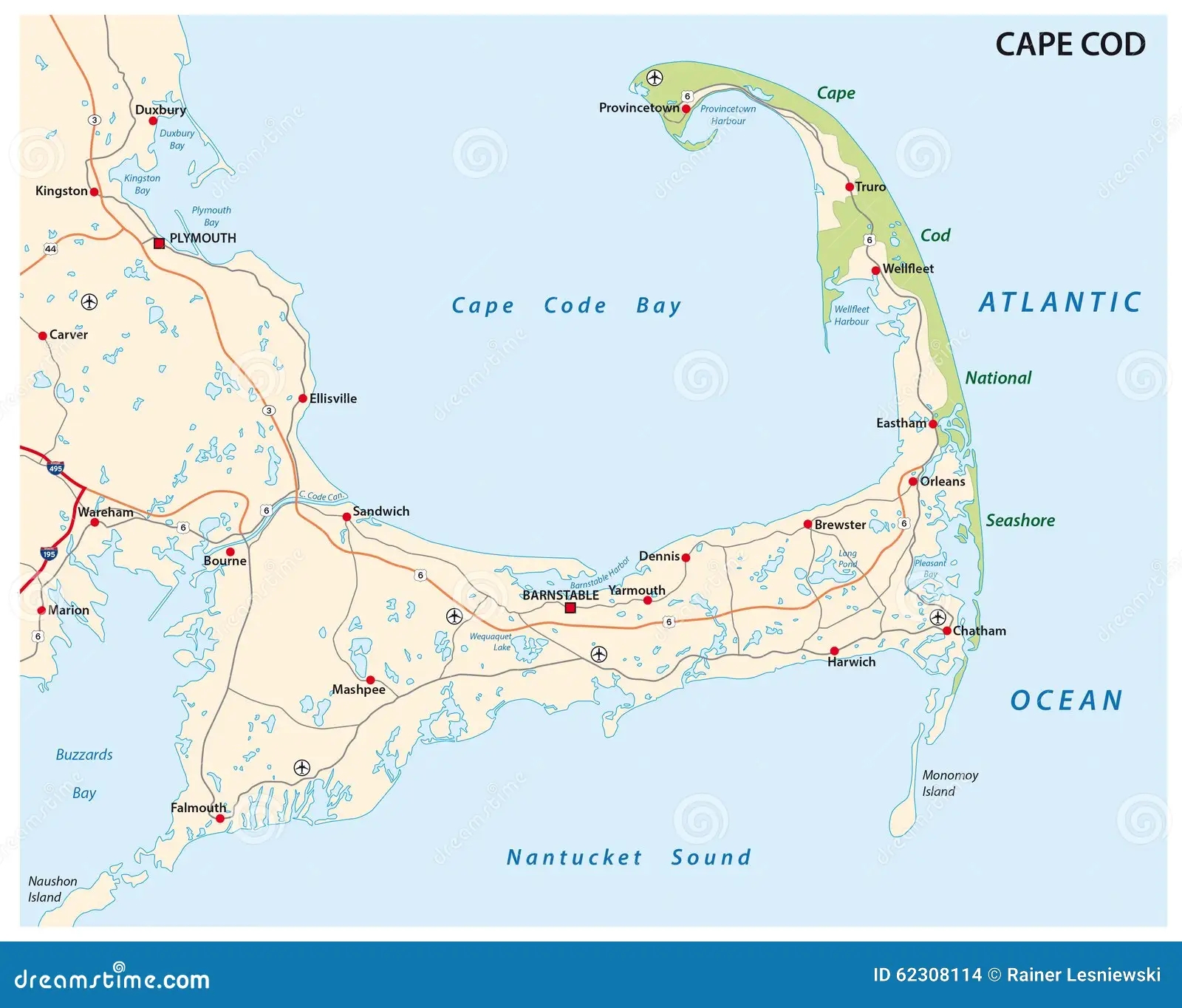 Free Printable Map Of Cape Cod