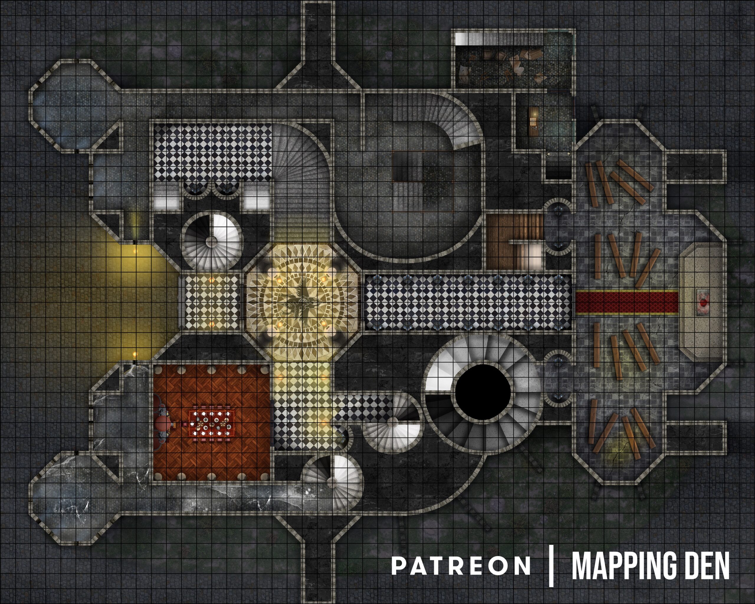 Castle Ravenloft R battlemaps
