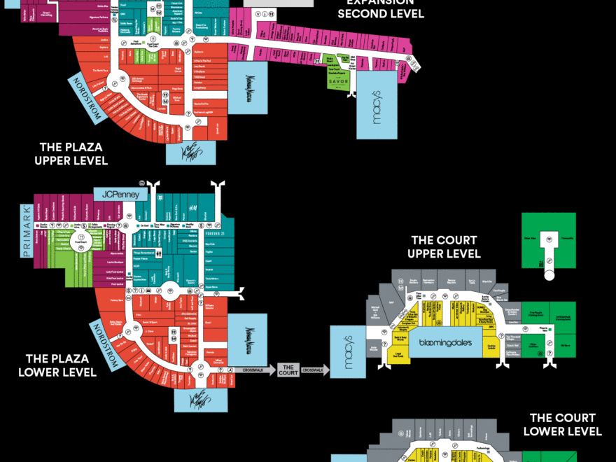 Center Map Of King Of Prussia A Shopping Center In King Of Prussia PA A Simon Property