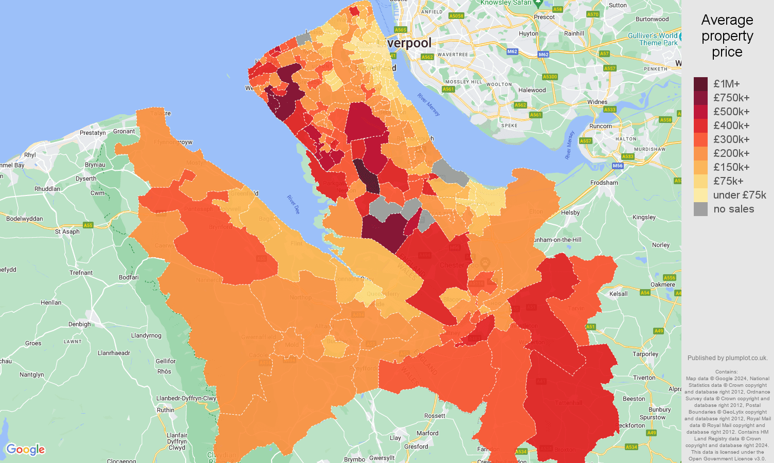 Chester House Prices In Maps And Graphs June 2025