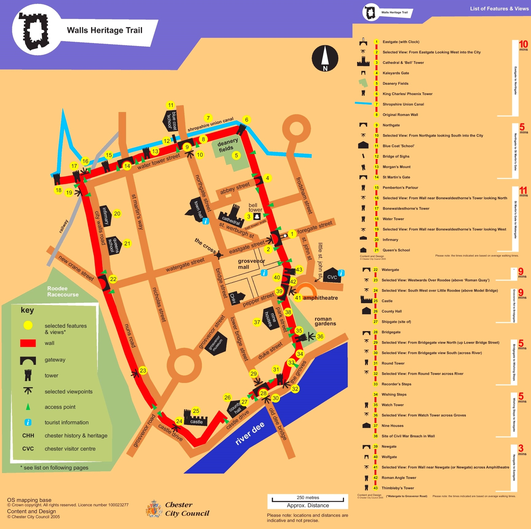 Chester Walls Trail Map Ontheworldmap