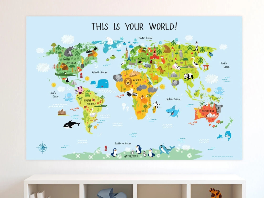 World Map Kids Printable World Map Kids Printable