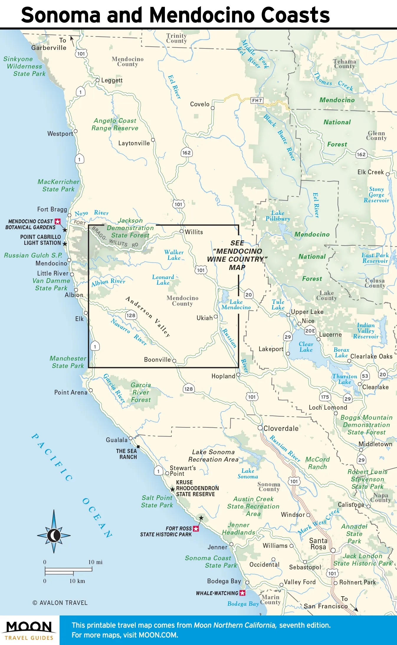 Coastal California Moon Travel Guides