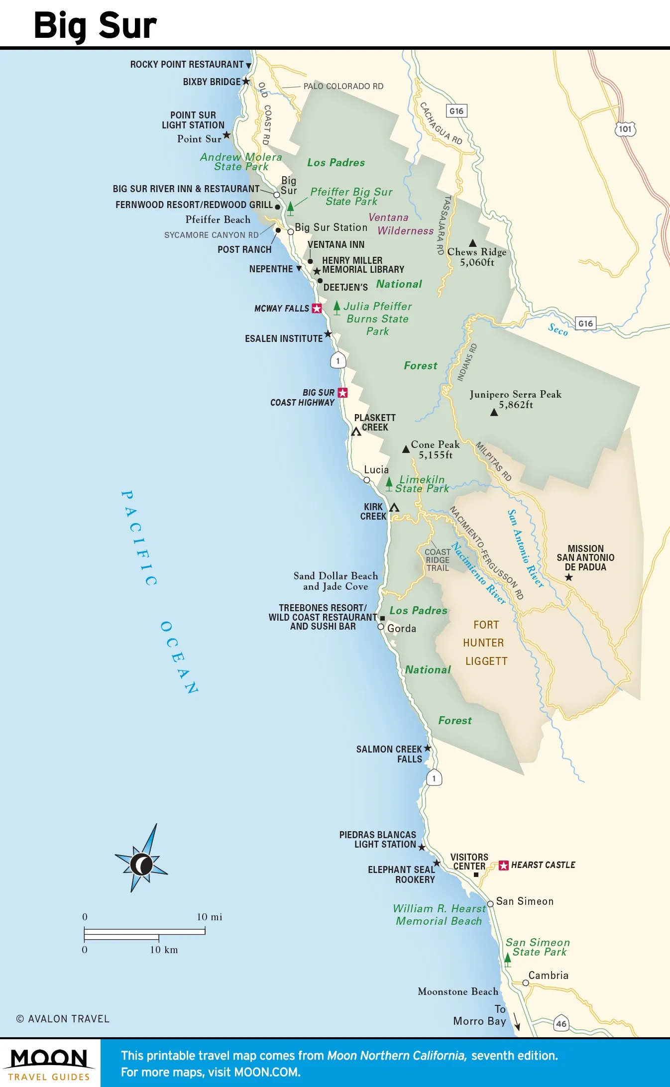 Printable Map Of Northern California Coast Printable Map Of Northern California Coast