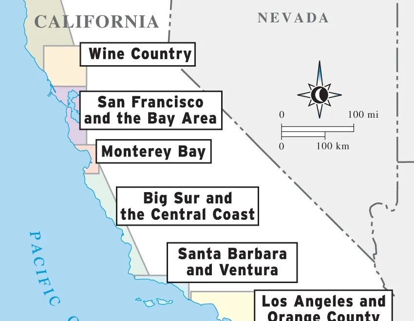 Coastal California Moon Travel Guides