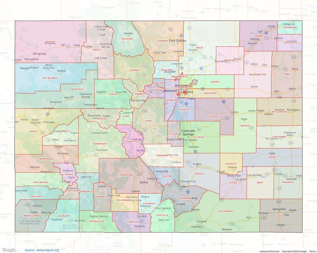 Printable Colorado City Maps