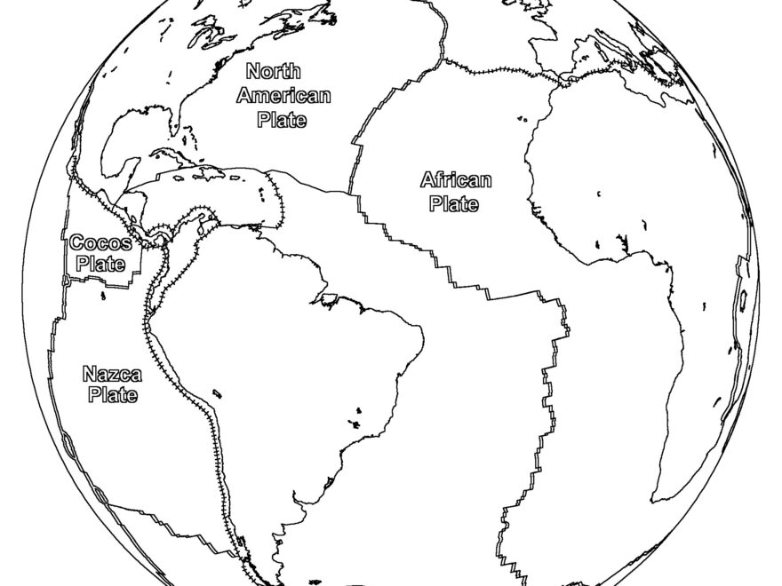 Coloring Pages World Map Coloring Pages For Kids