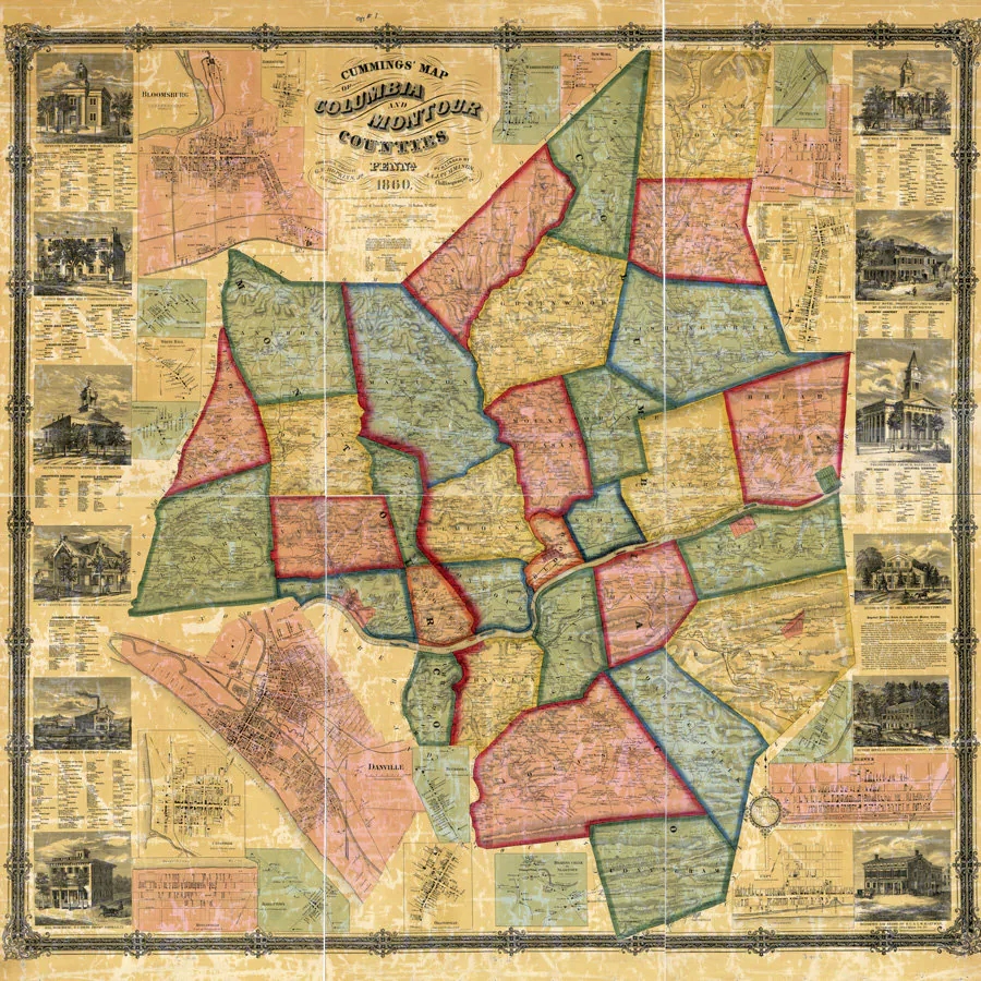 New Columbia Pa Map Printable