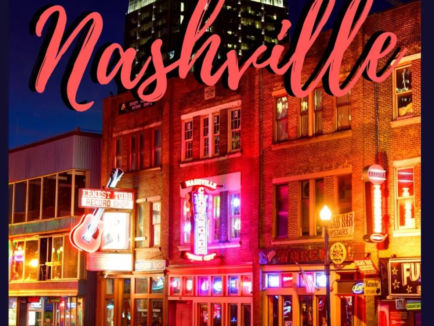 Complete Guide To Nashville Honky Tonks Printable Map