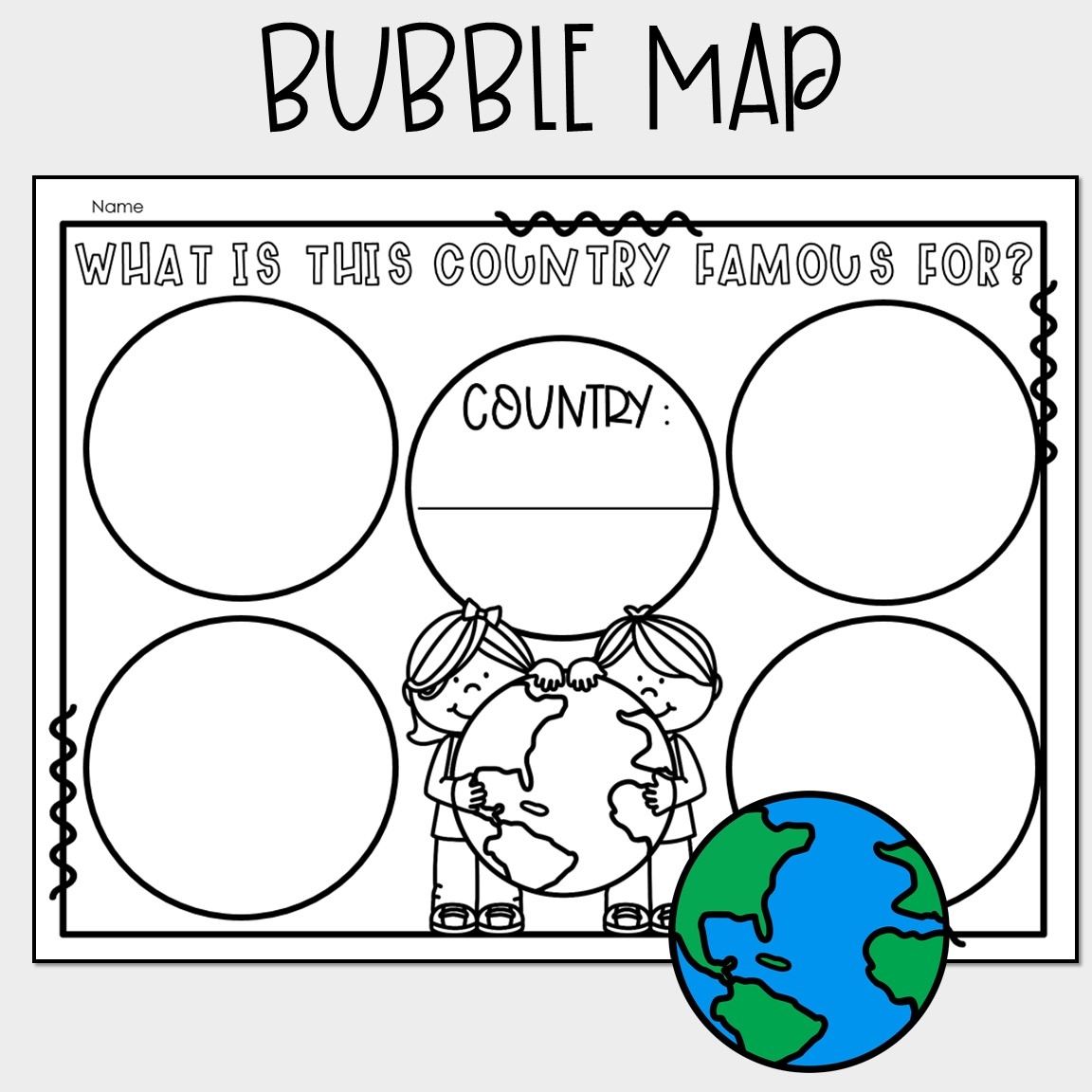 Country Research Project Country Report Graphic Organizer Writing Worksheets Made By Teachers