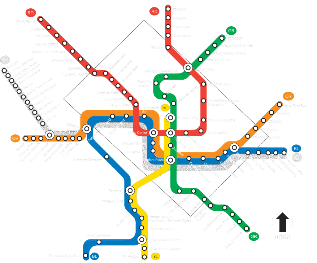 DC Metro Map Your DC Metro Map Guide