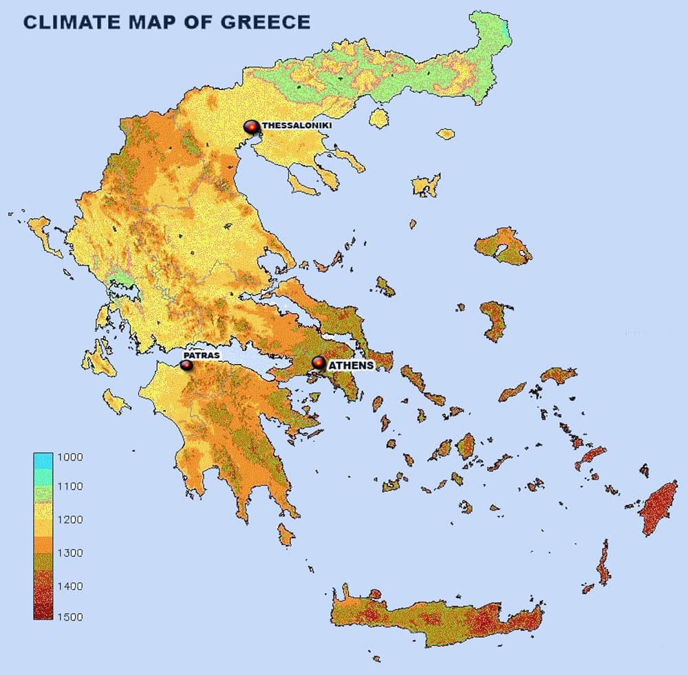 Greek Island Map Printable
