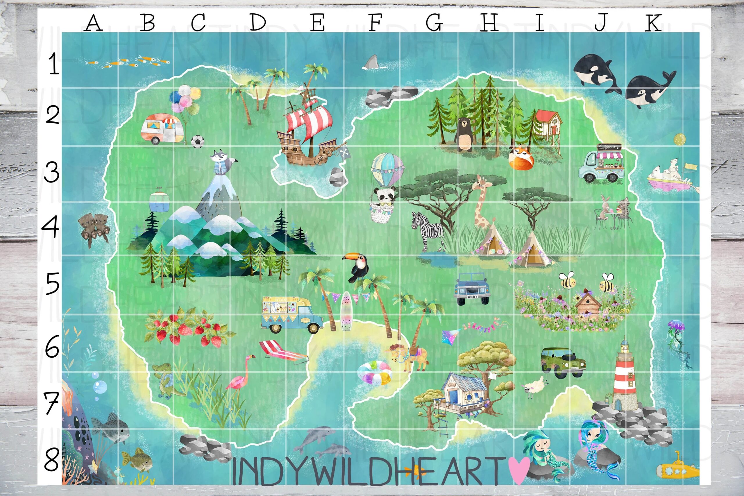 Kids Treasure Map Printable