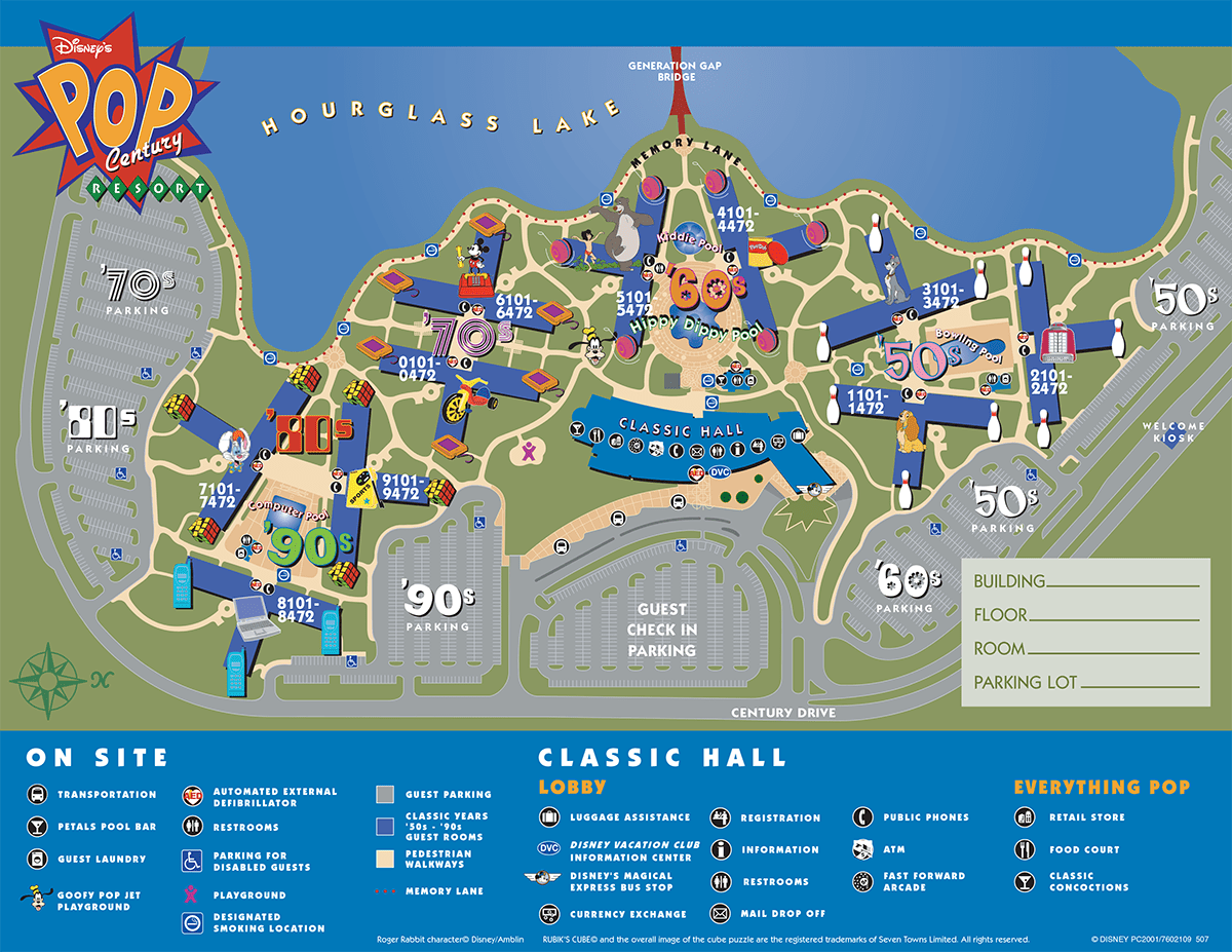 Magic Kingdom Map Printable Version