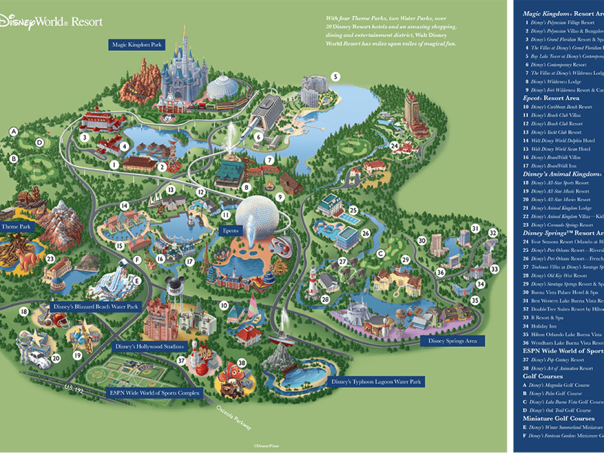 Current Animal Kingdom Map Printable
