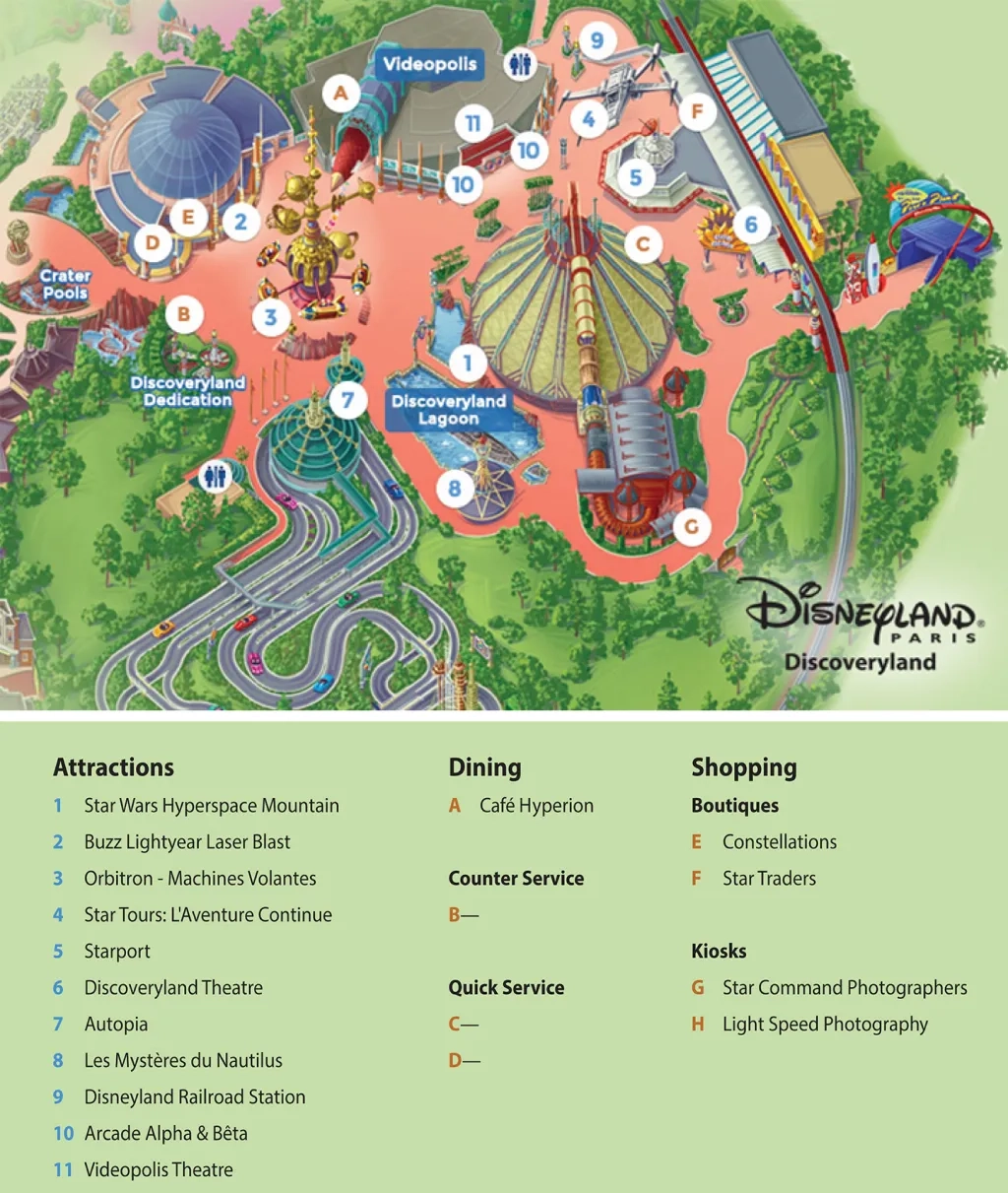 Printable Disneyland Map Star Wars 2025