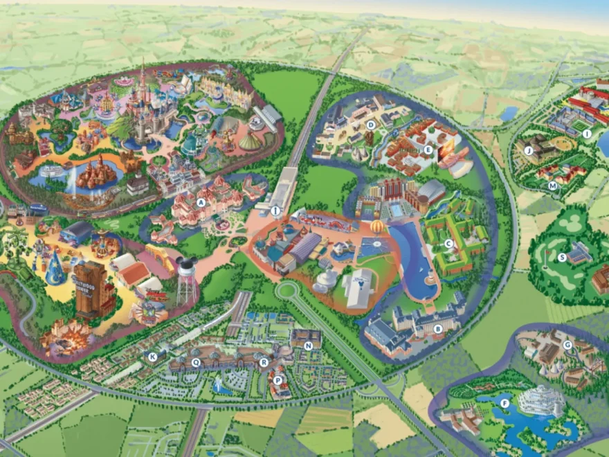 Disneyland Paris Map 2025 DLP Trip
